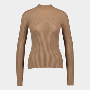 Chic Mockneck Light Rib Sweater for Women